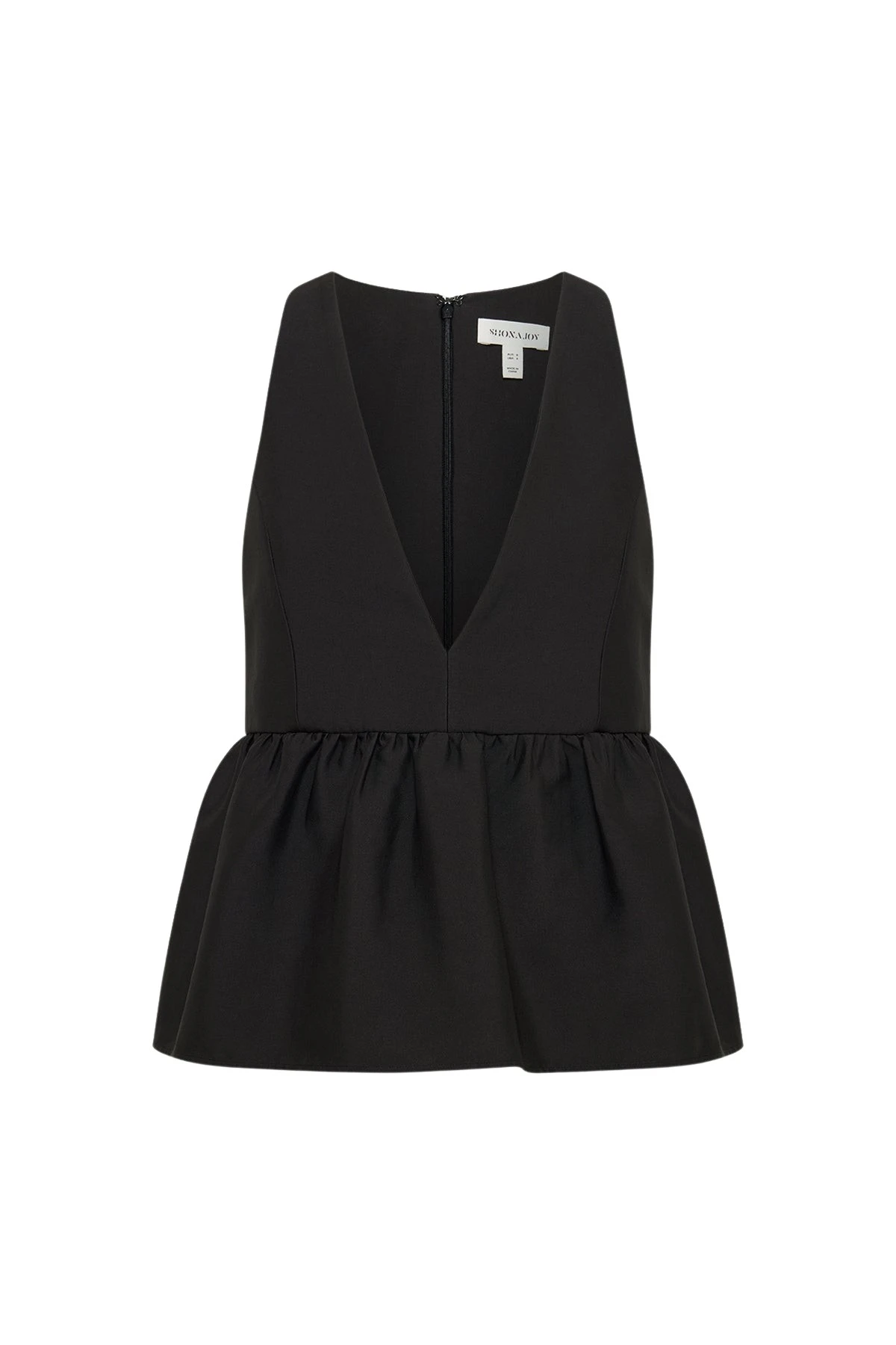 Shona-Joy-Otis-Plunged-Top-2025-coveti59835_nobg Shona Joy Black Tops luxury Clothing from Coveti Marketplace