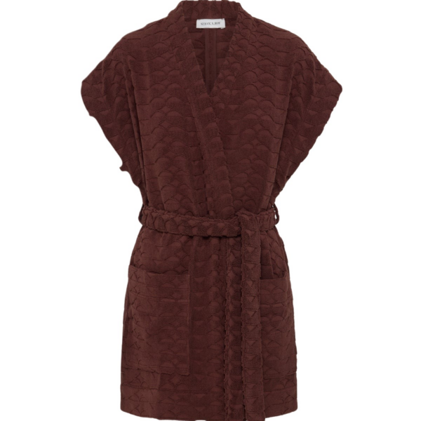Shona Joy Brown Robes luxury Clothing from Coveti Marketplace