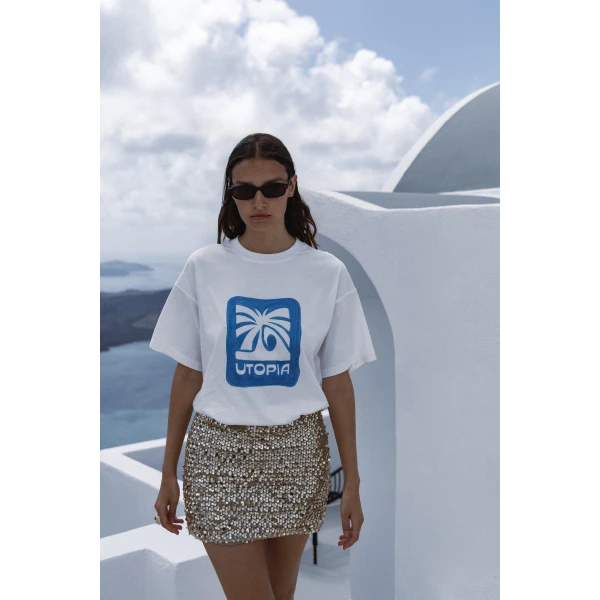 Shona Joy Utopia Oversized T Shirt, view 7