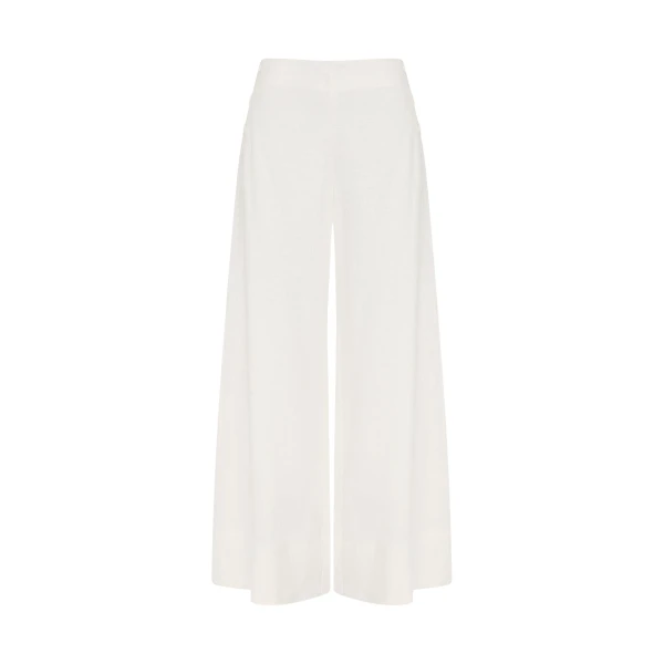 Shona Joy Ivory Pants luxury Clothing from Coveti Marketplace