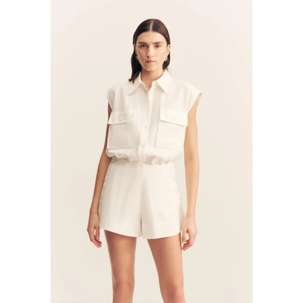 Shona Joy Ivory Shorts