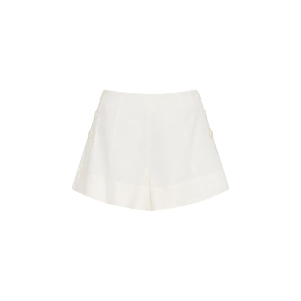Shona Joy Ivory Shorts luxury Clothing from Coveti Marketplace
