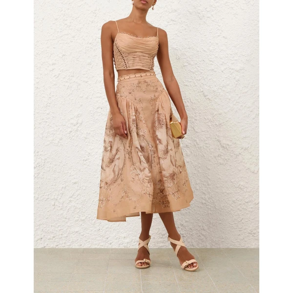 Elevate your elegance in this Zimmermann Skirts   from the 2025 resort wear edit
