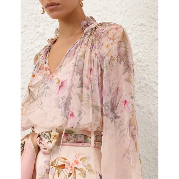 Elevate your elegance in this Zimmermann Tops   from the 2025 resort wear edit