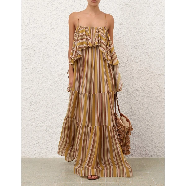 Elevate your elegance in this Zimmermann Dresses   from the 2025 resort wear edit