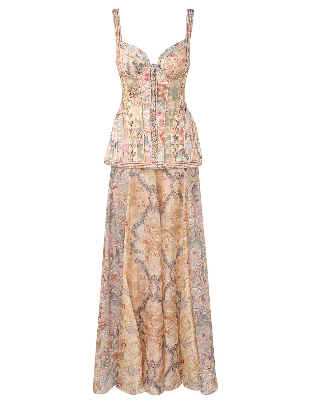 Zimmermann Rebellion Corded Maxi Dress | Ready to Wear 2025 Collection Coveti Elevate your elegance in this Zimmermann Dresses from the 2025 resort wear edit