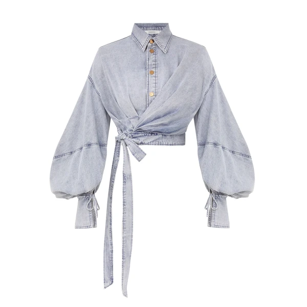 Elevate your elegance in this Zimmermann Tops   from the 2025 resort wear edit