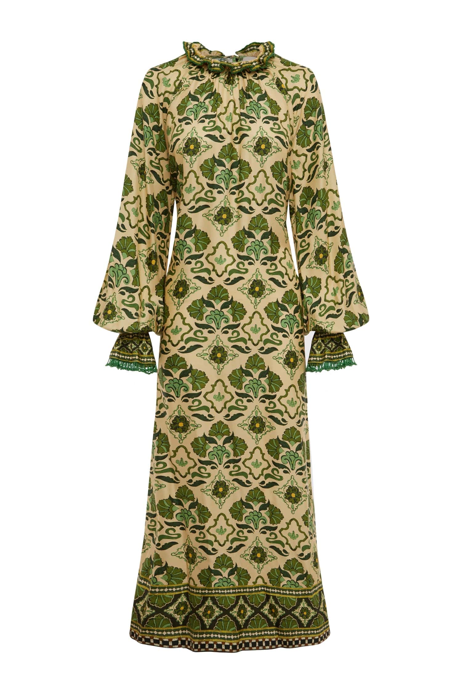 Alemais Cece Silk Midi Dress