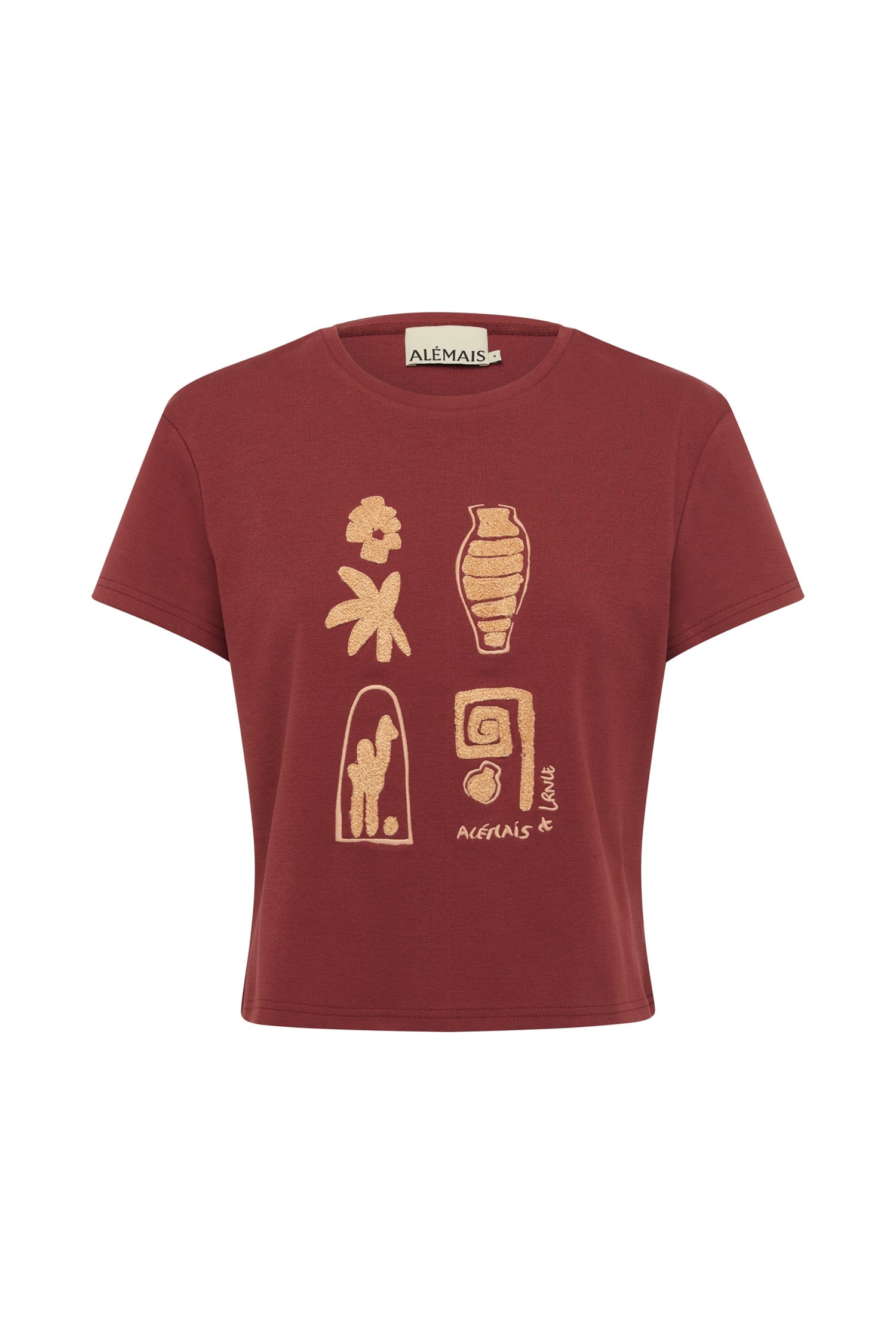 Alemais Laurence Chenille Fitted Tee Top