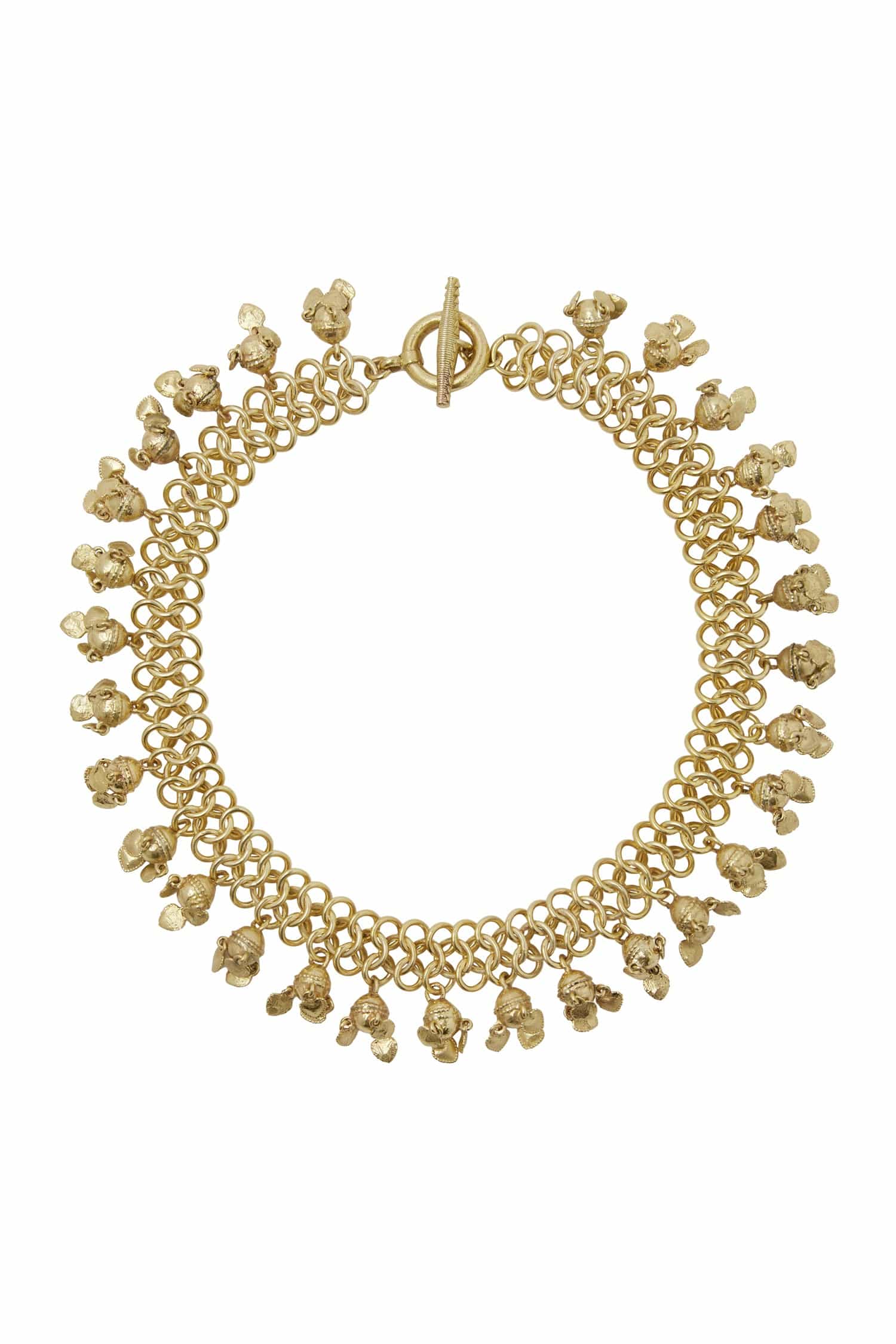 Alemais Le Jardin Heart Tassel Necklace