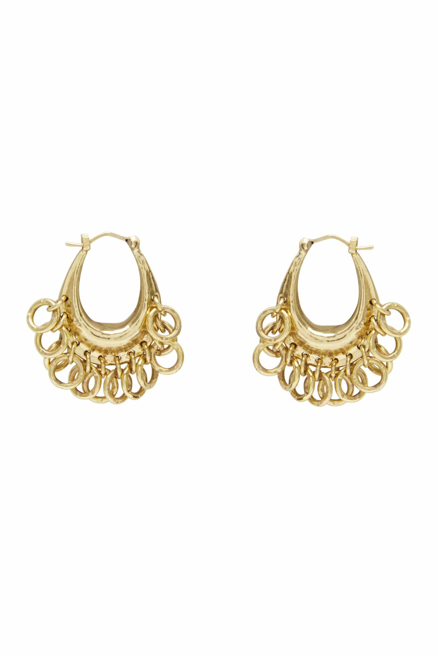 Alemais Le Jardin Mini Ring Chain Hoops