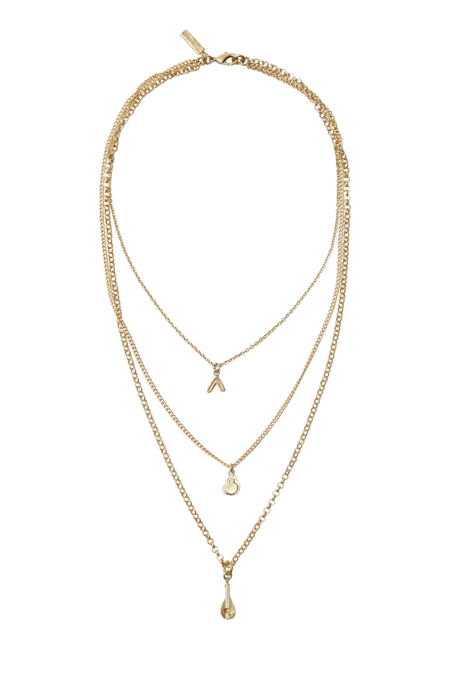 Alemais Le Jardin Multi Charm Necklace