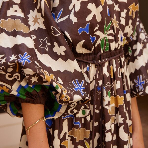 Alemais Maroc Midi Dress, view 2