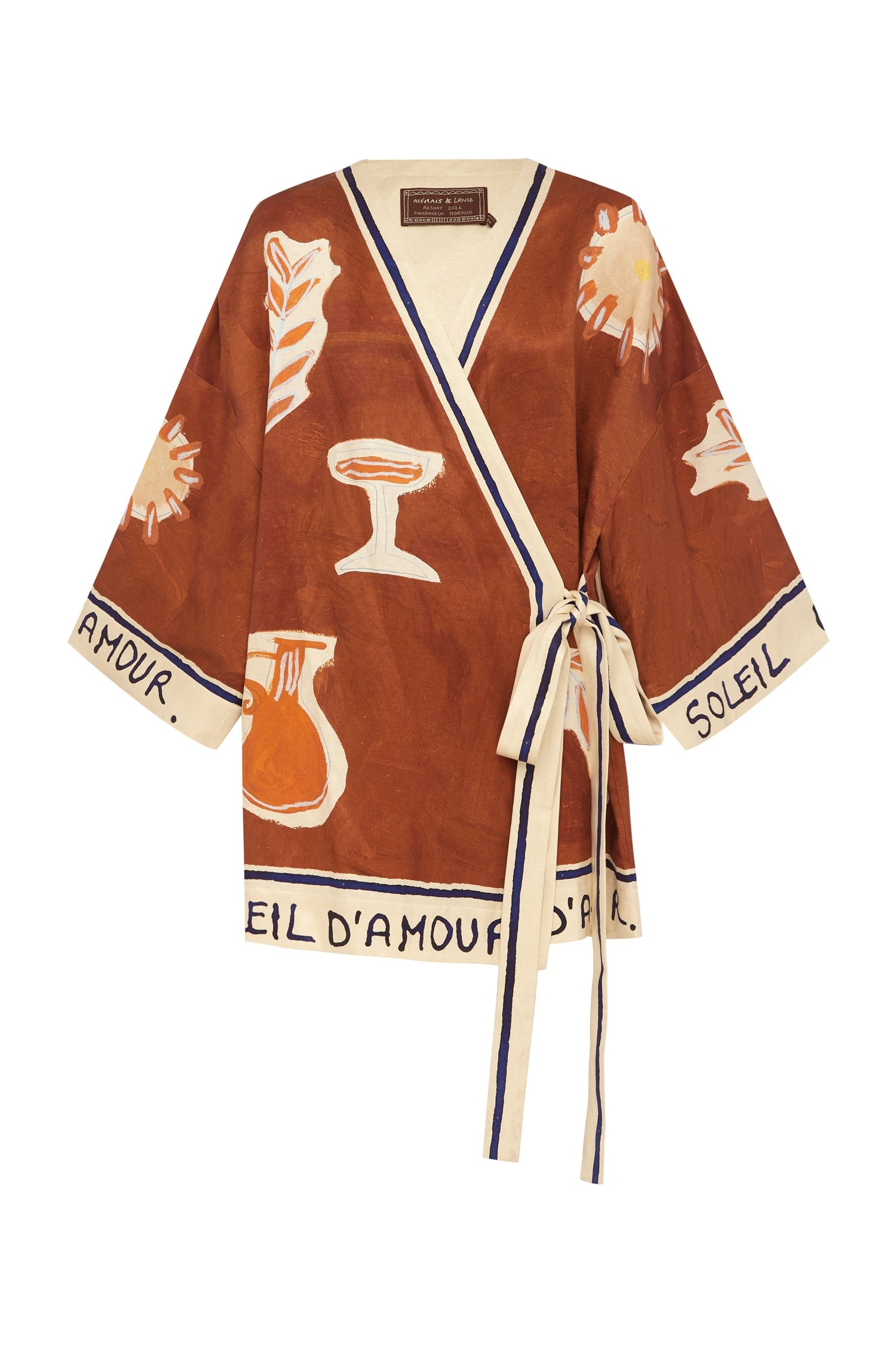 Alemais Soleil D’amour Wrap Mini Dress