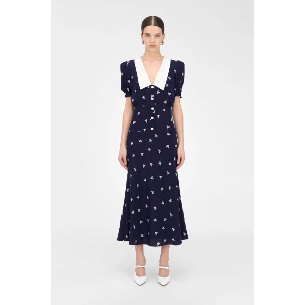 Alessandra Rich Bows Print Dress, view 3