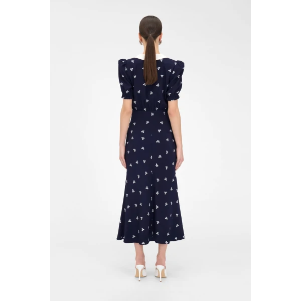 Alessandra Rich Bows Print Dress, view 4