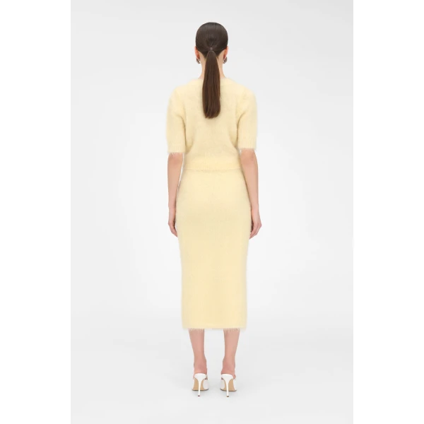 Alessandra Rich Carded Mohair Jumper Knit, view 4