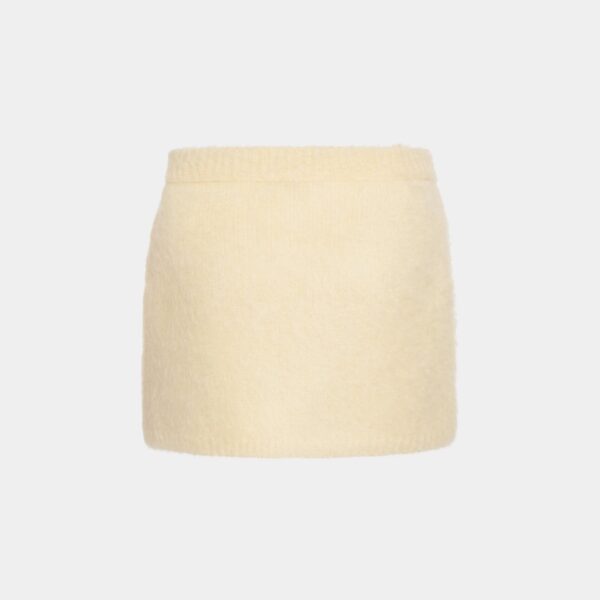 Carded Mohair Mini Skirt