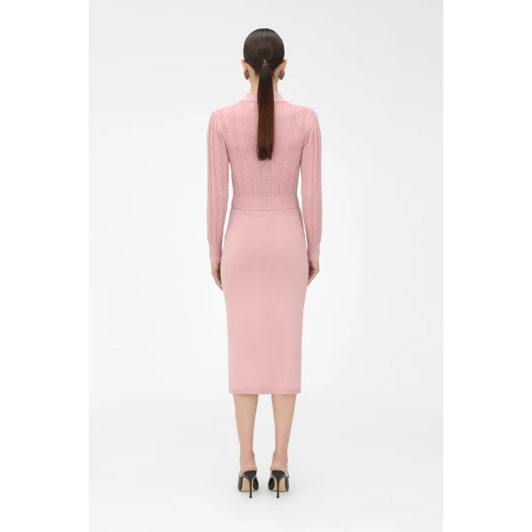 Alessandra Rich Cashmere Midi Skirt, view 4