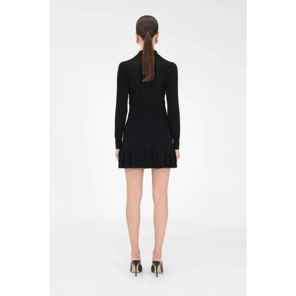 Alessandra Rich Cashmere Mini Skirt, view 4