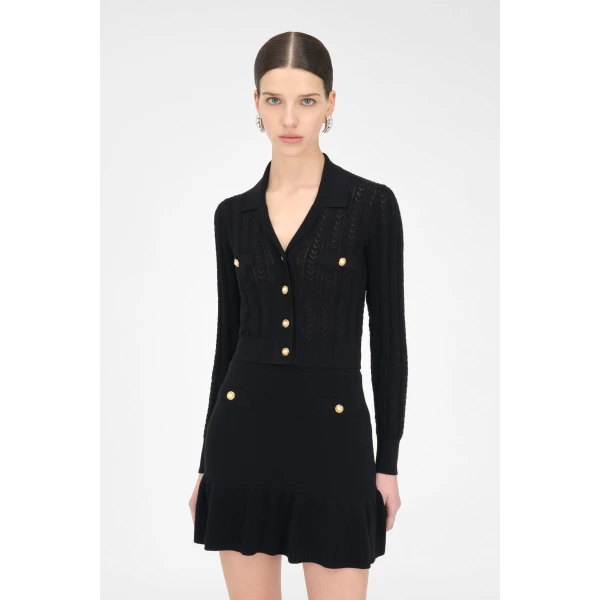 Alessandra Rich Cashmere Mini Skirt, view 5