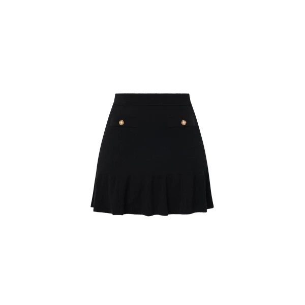 Alessandra Rich Cashmere Mini Skirt