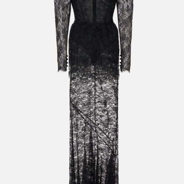 Lace Dress With Peplum