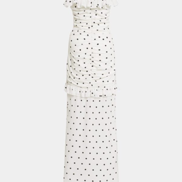 Polka Dot Dress With Split