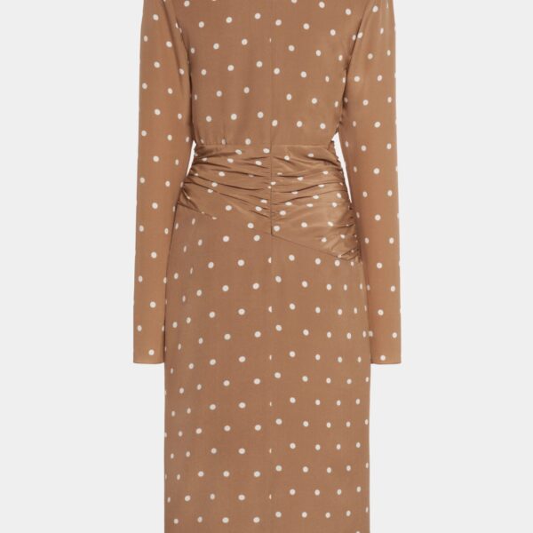 Polka Dot Dress With Volant