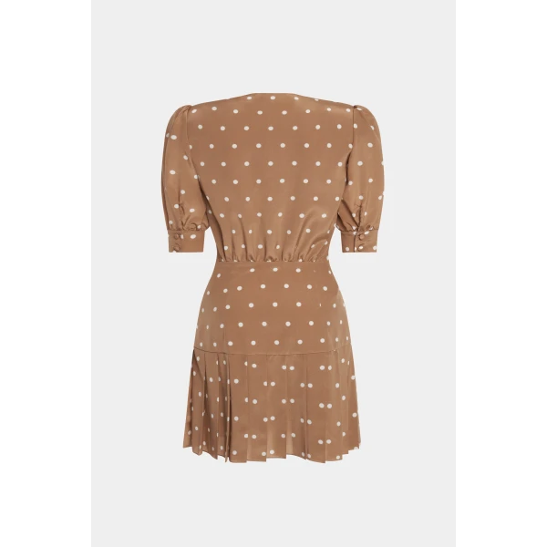 Alessandra Rich Polka Dot Mini Dress, view 2