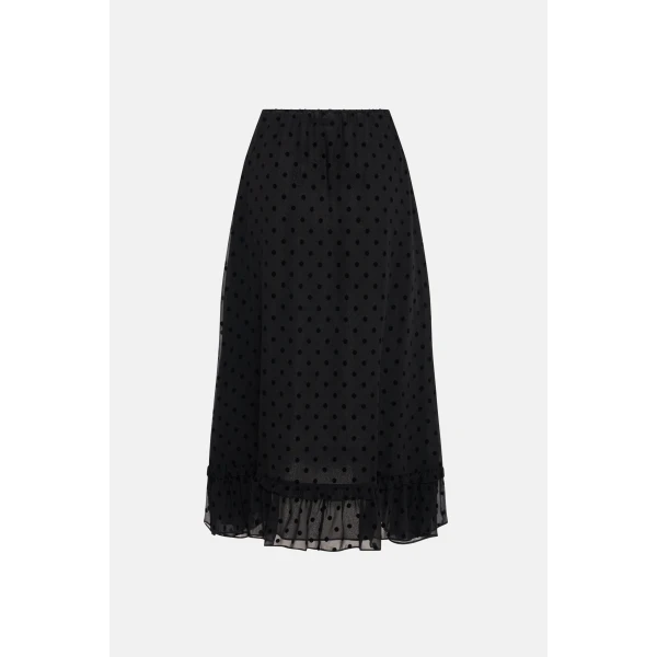 Alessandra Rich Polka Dot Skirt With Bow, view 2
