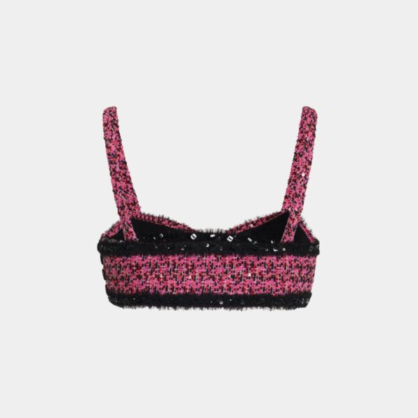 Sequin Tweed Bralette