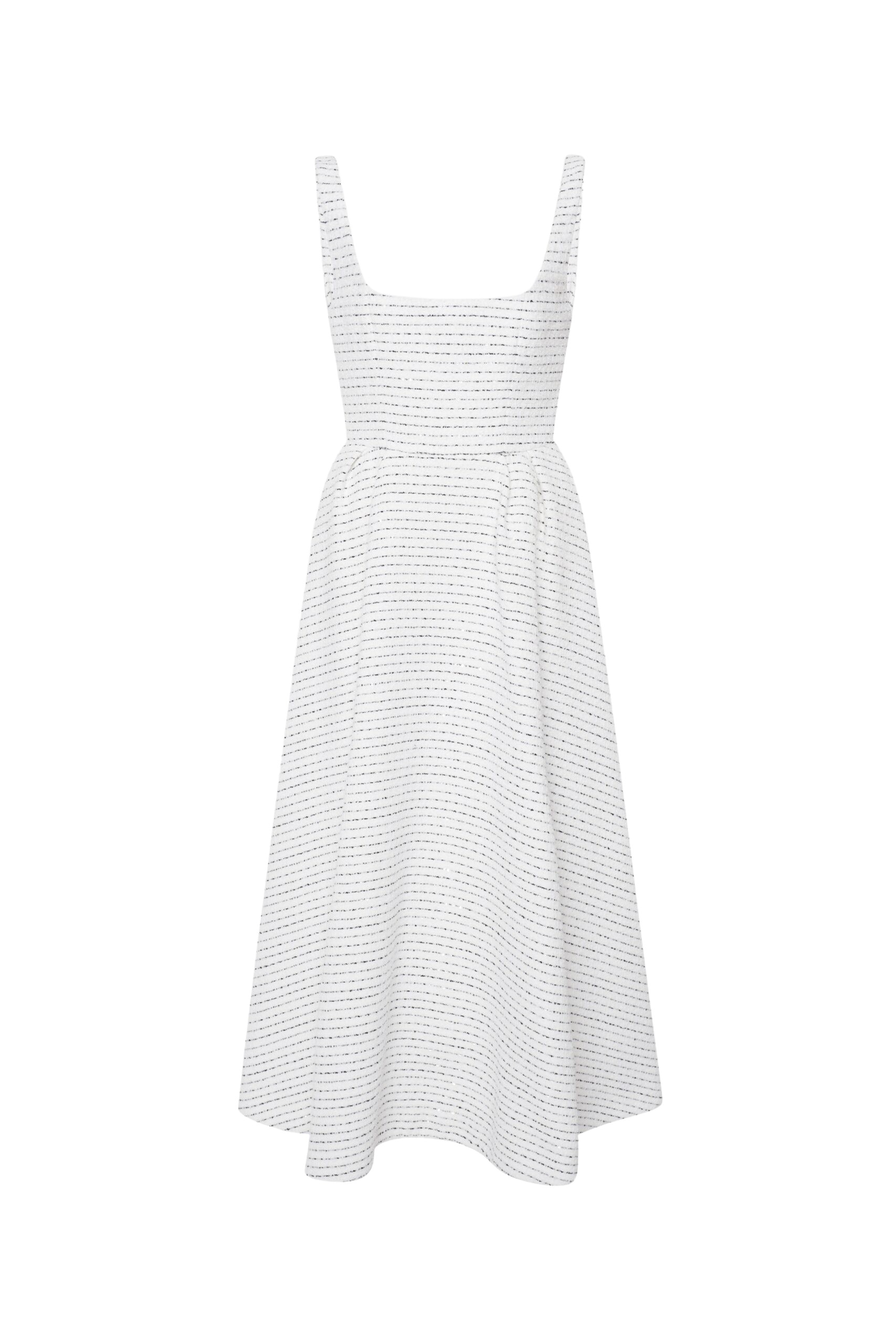 Alessandra Rich Sequin Tweed Dress