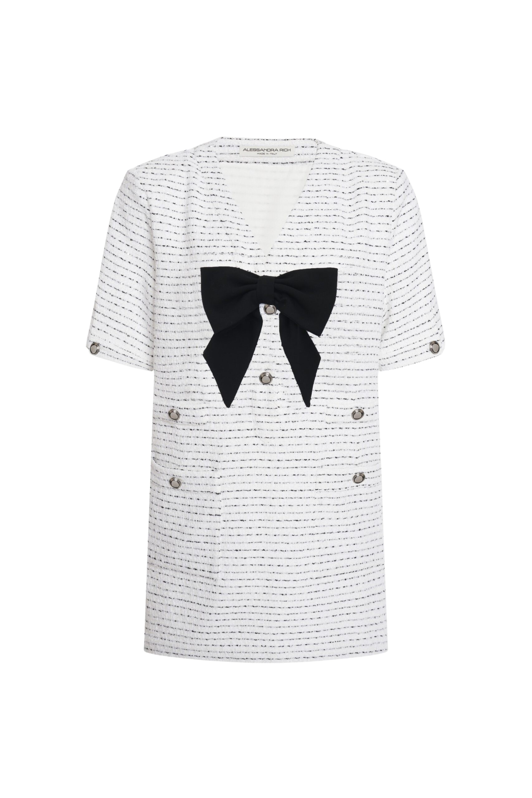 Alessandra Rich Sequin Tweed Mini Dress