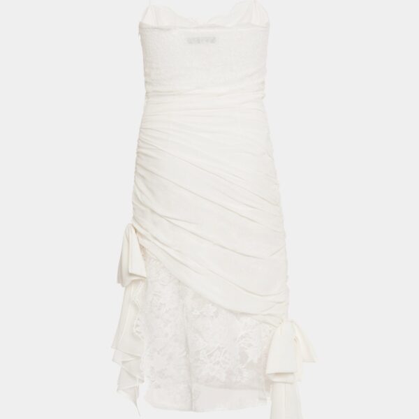 Silk And Lace Mini Dress