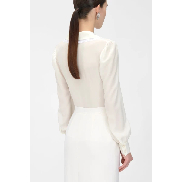 Alessandra Rich Silk Blouse, view 4