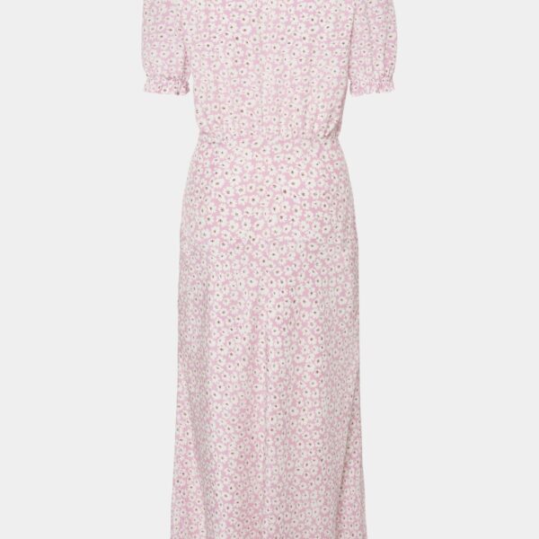 Small Flower Dress With Collar