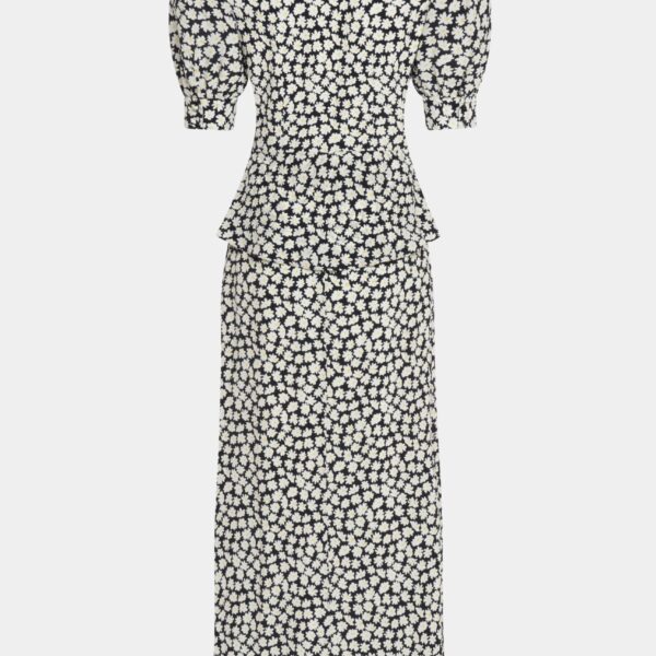 Small Flowers Print Dress