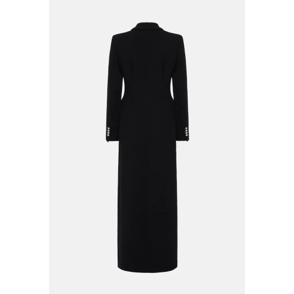 Alessandra Rich Tweed Boucle Coat, view 2