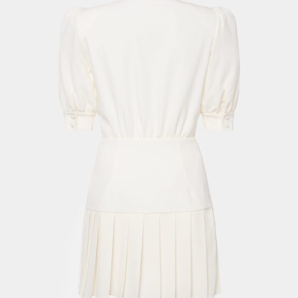 Wool Crepe Mini Dress