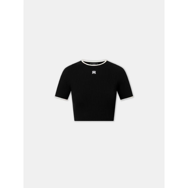 Amiri Women’s Ma Baby Tee Top, view 2