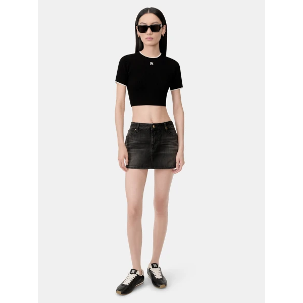 Amiri Women’s Ma Baby Tee Top, view 4