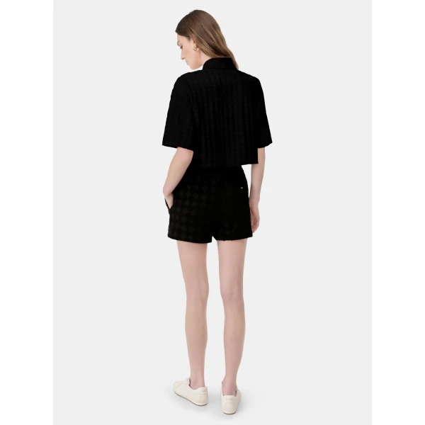 Amiri Women’s Ma Quad Toweling Polo Top, view 5