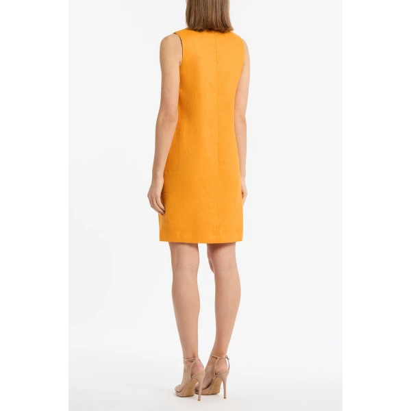 Carla Zampatti Amber Linen Shift Dress, view 4