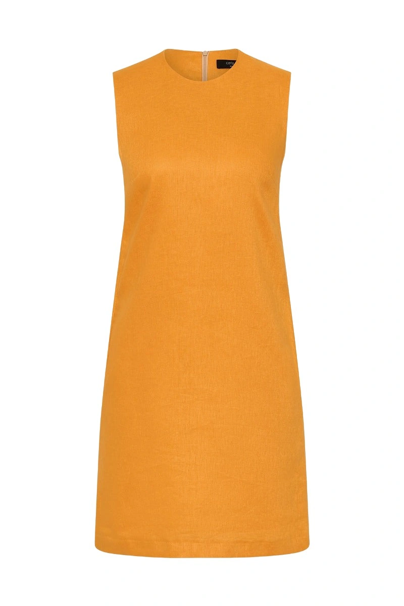 Carla-Zampatti-Amber-Linen-Shift-Dress90249_nobg Carla Zampatti Amber Linen Shift Dress