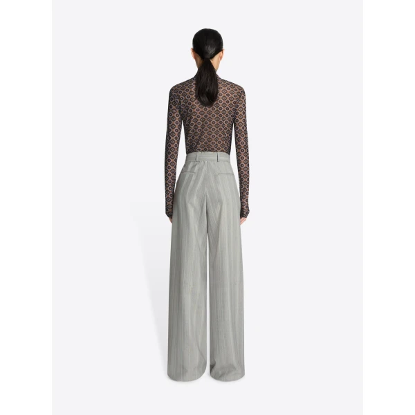 Dries Van Noten Belted wool trousers, view 3