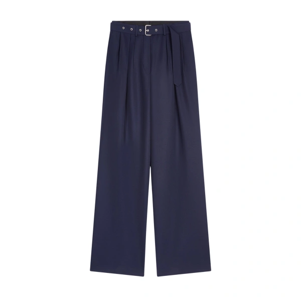 Dries Van Noten Belted wool trousers