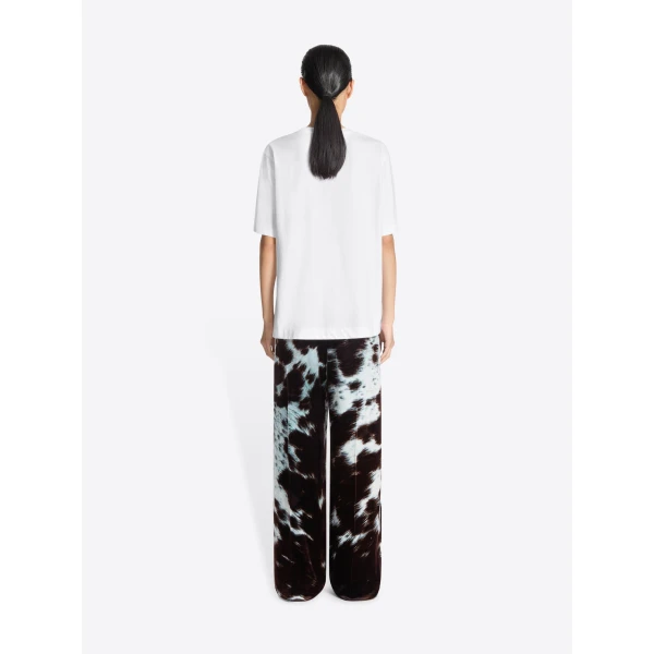 Dries Van Noten Buttoned cotton tee Top, view 3