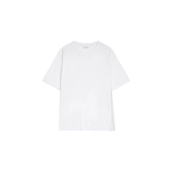 Dries Van Noten Buttoned cotton tee Top