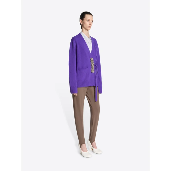 Dries Van Noten Cashmere wrap sweater, view 2